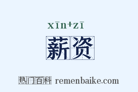 薪资是什么意思的图片